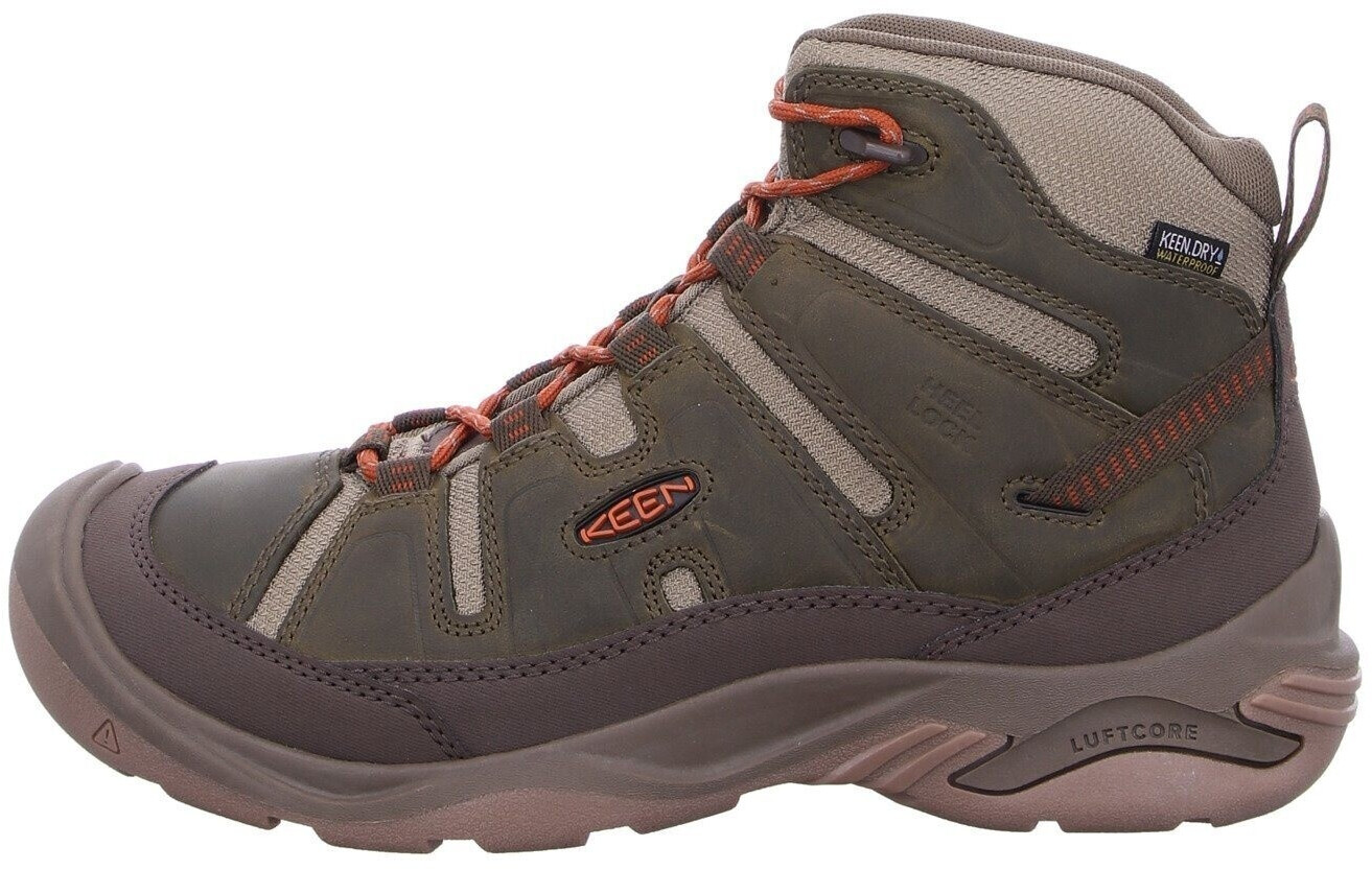 Keen Circadia Mid WP dark olive/potters clay