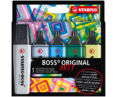 Set de escritorio ARTY 23 marcadores fluorescentes STABILO BOSS ORIGINAL  multicolor - Subrayador - Los mejores precios