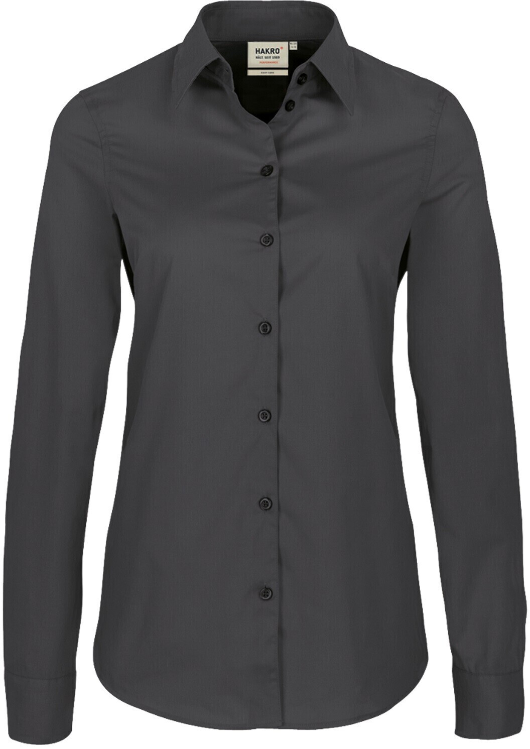 Hakro No. 121 Bluse MIKRALINAR anthracite