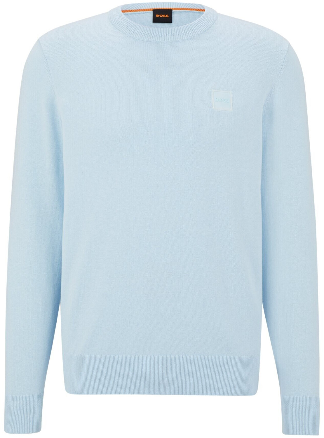 Light blue hot sale hugo boss jumper