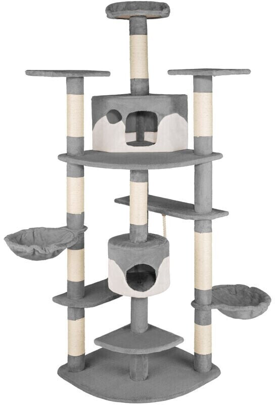 TecTake Nelly 204 cm gris/blanc (402109)