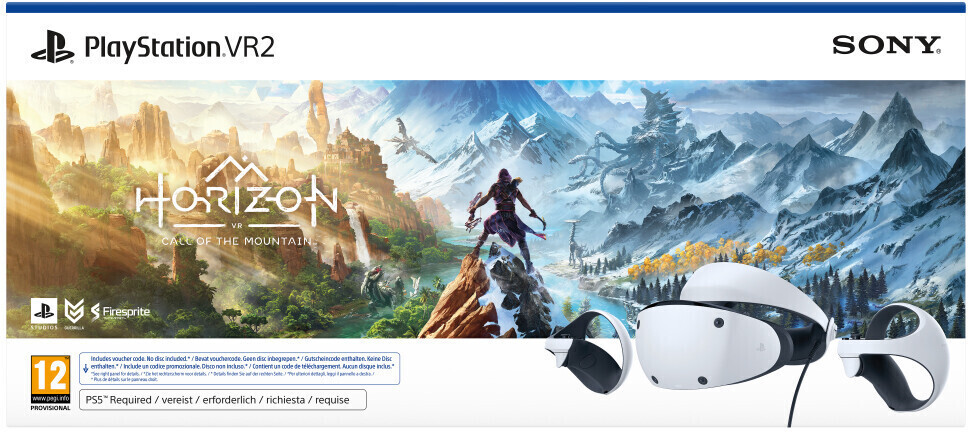Sony PlayStation VR2 + Horizon Call of the Mountain Voucher