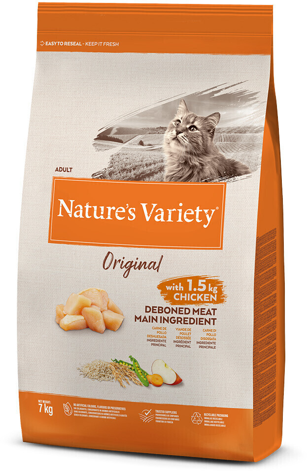 Nature's Variety Original Adult croquettes pour chat poulet (7 kg)