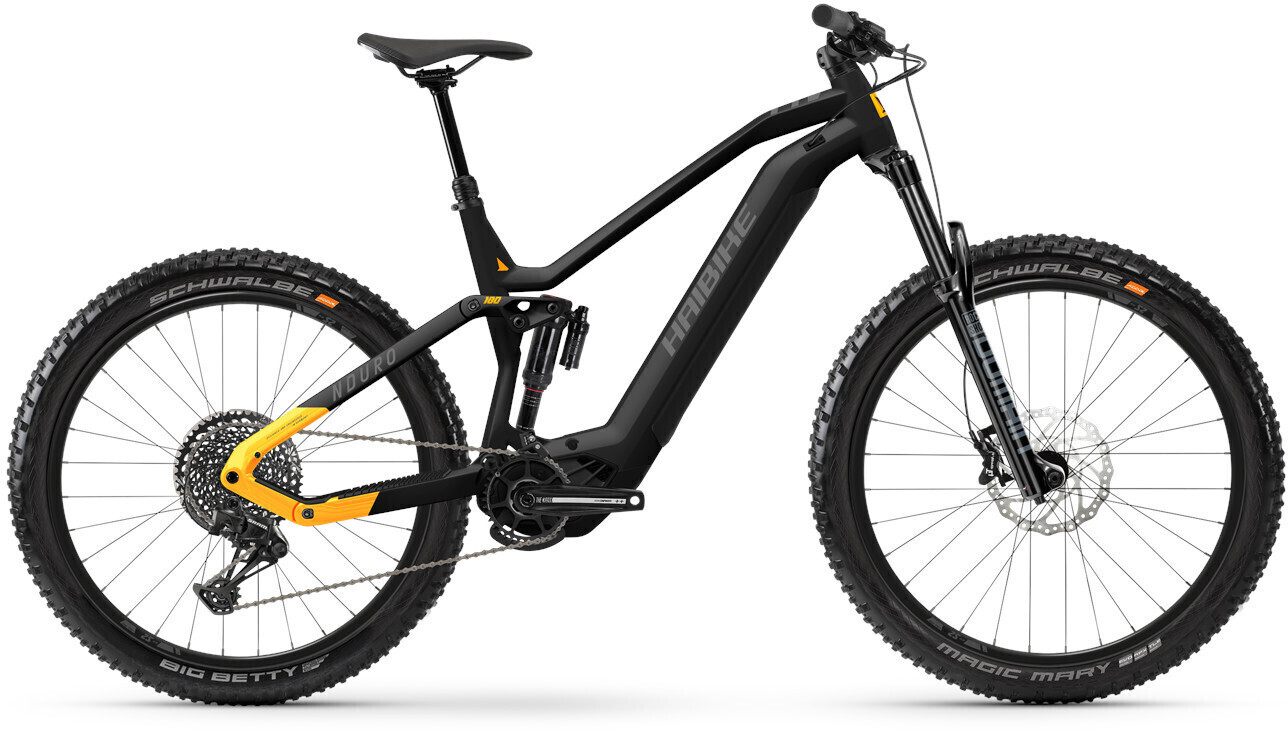 Haibike Nduro 6 black mango grey matt gloss ab 3 599 99
