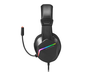 Mars Gaming MH222 Blanco, Cascos Gaming RGB Over Ear con Micrófono, Sonido  HiFi, Cancelación de Sonido