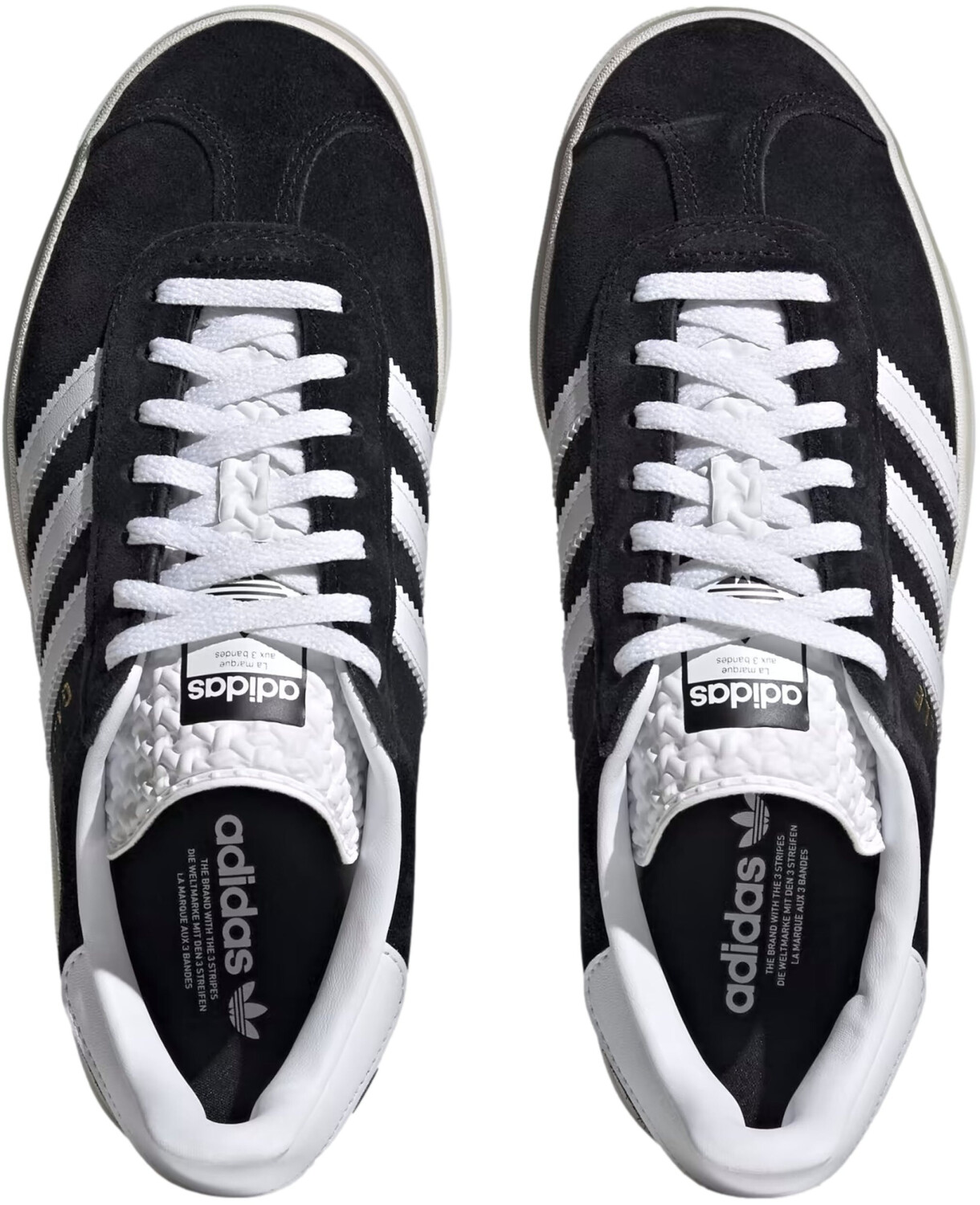 Adidas originals gazelle black and white clearance