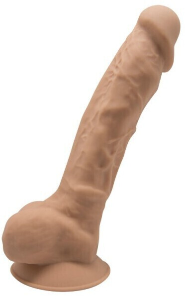 SILEXD Premium Silicone Dildo Model 1 7 Caramel