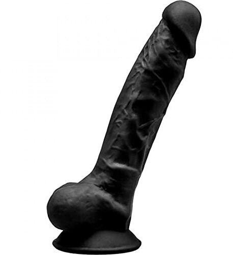 SILEXD Premium Silicone Dildo Model 1 7 Noir