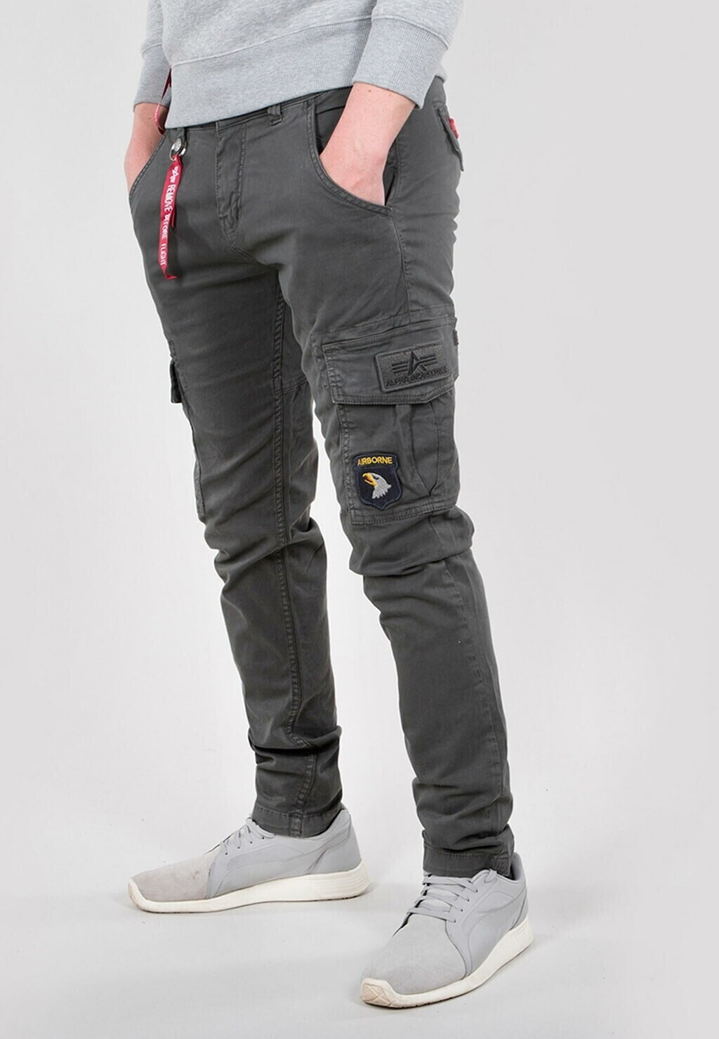 Alpha Industries Pants (178207-136) grey