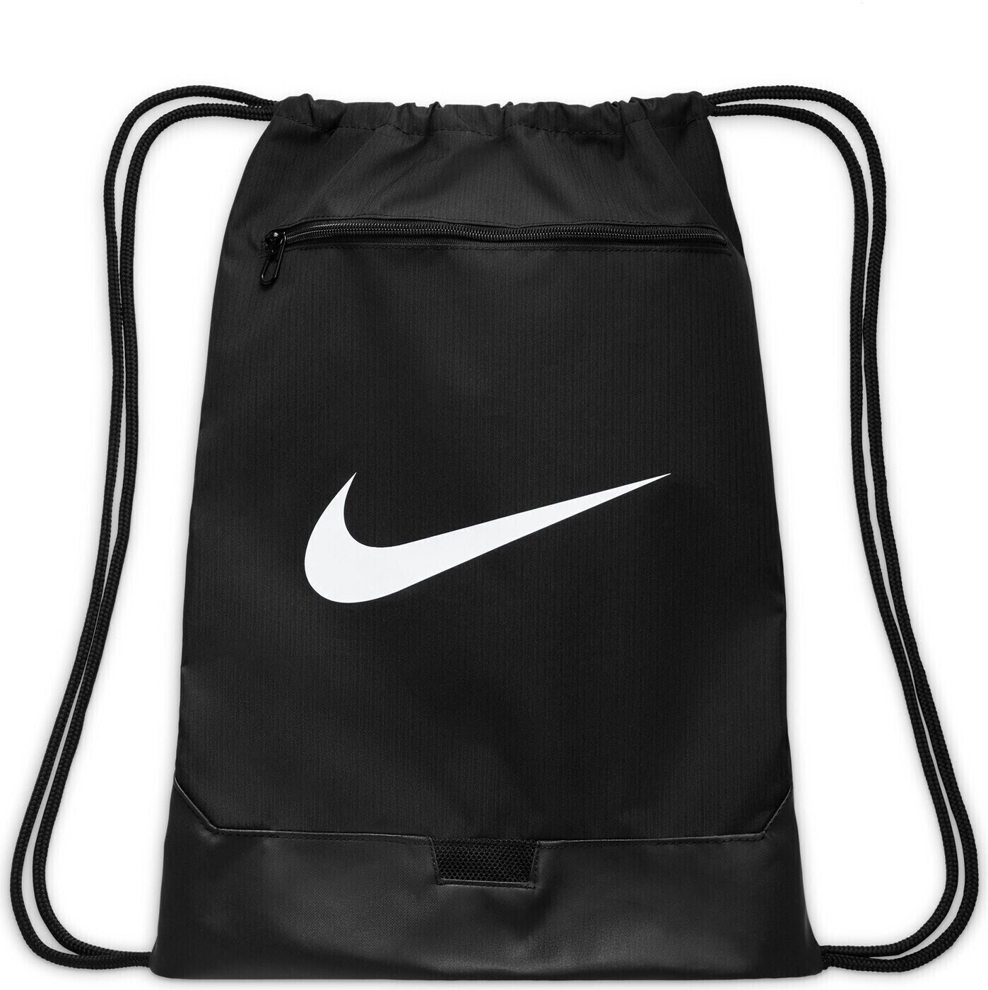 Photos - Travel Bags Nike Brasilia 9.5  black/black/white (DM3978)