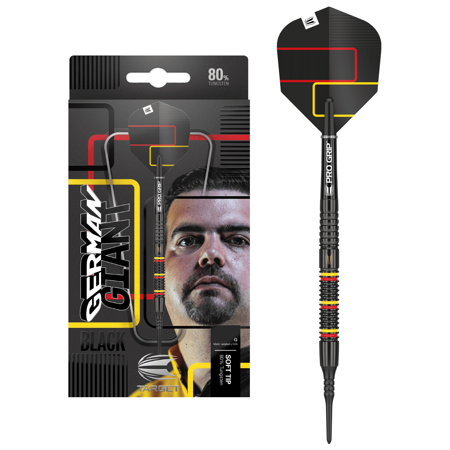 Target Gabriel Clemens Black Softdarts 80 Tungsten (210142) 21g ab 52
