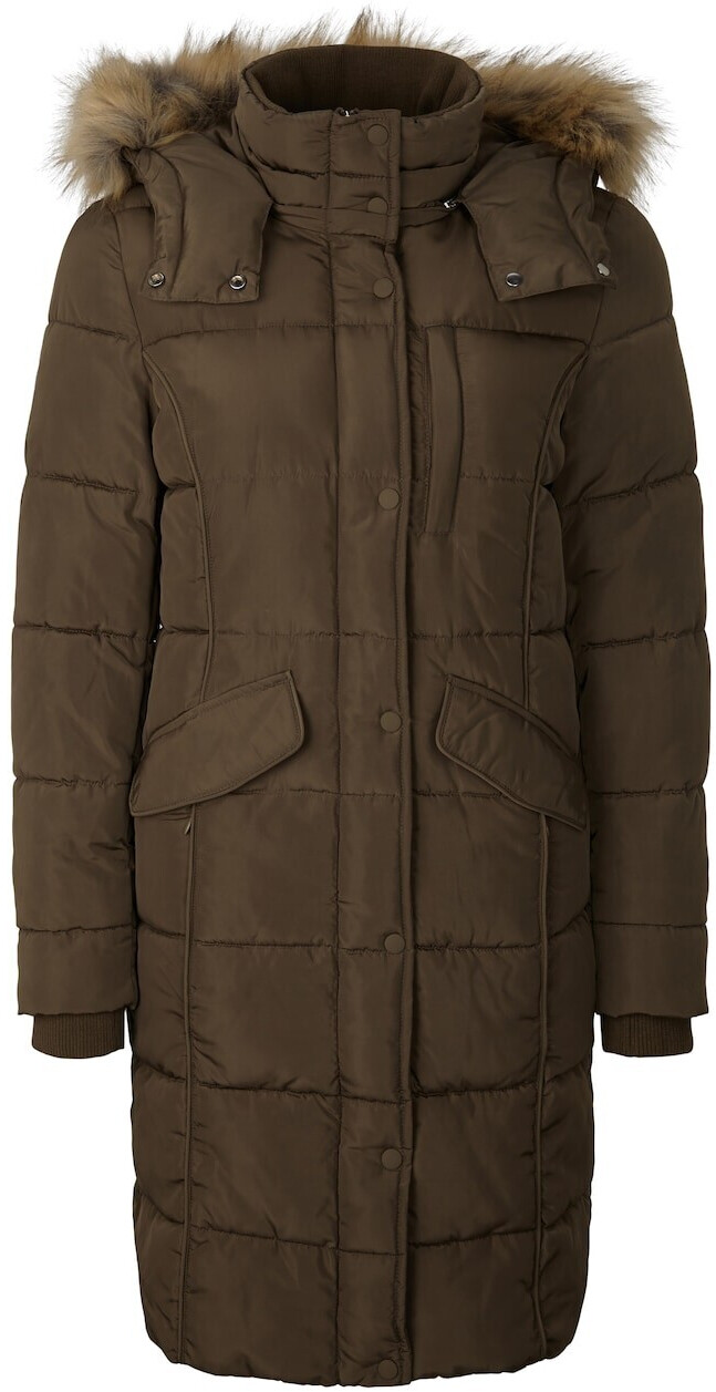 Tom Tailor Puffer-Mantel mit abnehmbarer Kapuze (1032489) tarmac khaki ab  73,99 € | Preisvergleich bei idealo.de