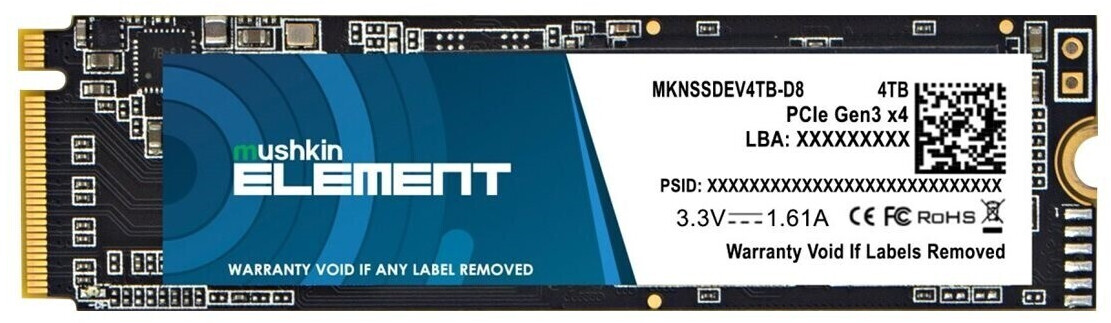 Mushkin Element PCIe 4 To