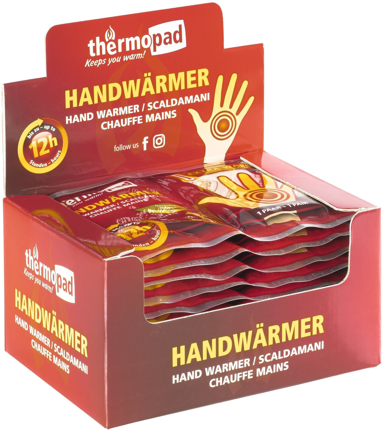Thermopad Chaufferette main Extra Warm (10 paires) - Pour la chaleur/  thermos - Accessoires pour la chasse - Equipements - boutique en ligne 
