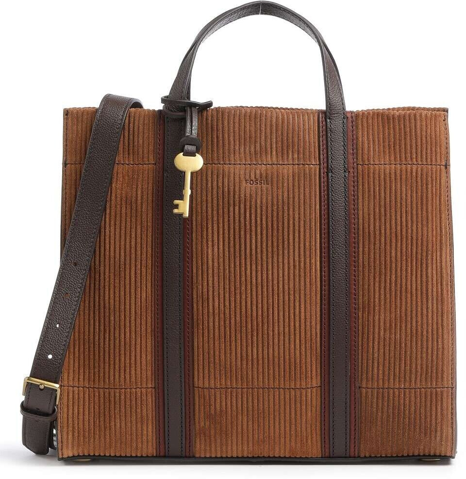 Fossil Carmen Shopper camel corduroy