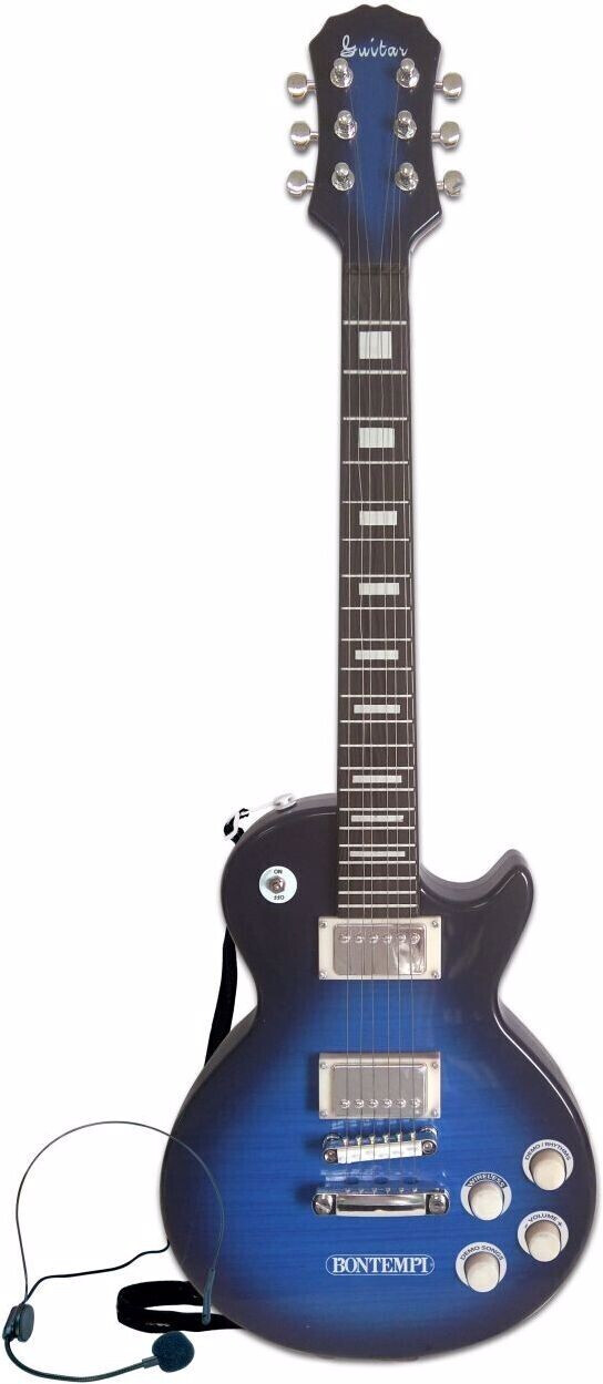 BONTEMPI 46947 Guitare électrique pour Enfant Rock Taille 67 cm San