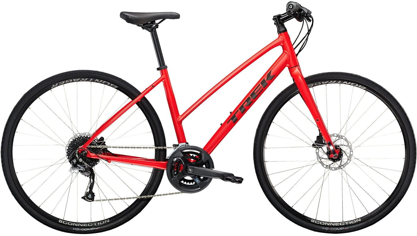 Trek FX 2 Disc (2023) Stagger Satin Viper Red