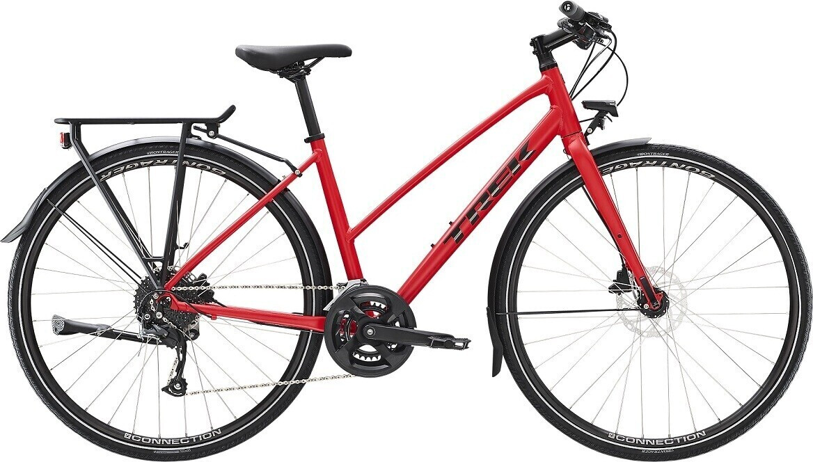 Photos - Bike Trek FX 2 Disc Equipped  Stagger Satin Viper Red (2023)