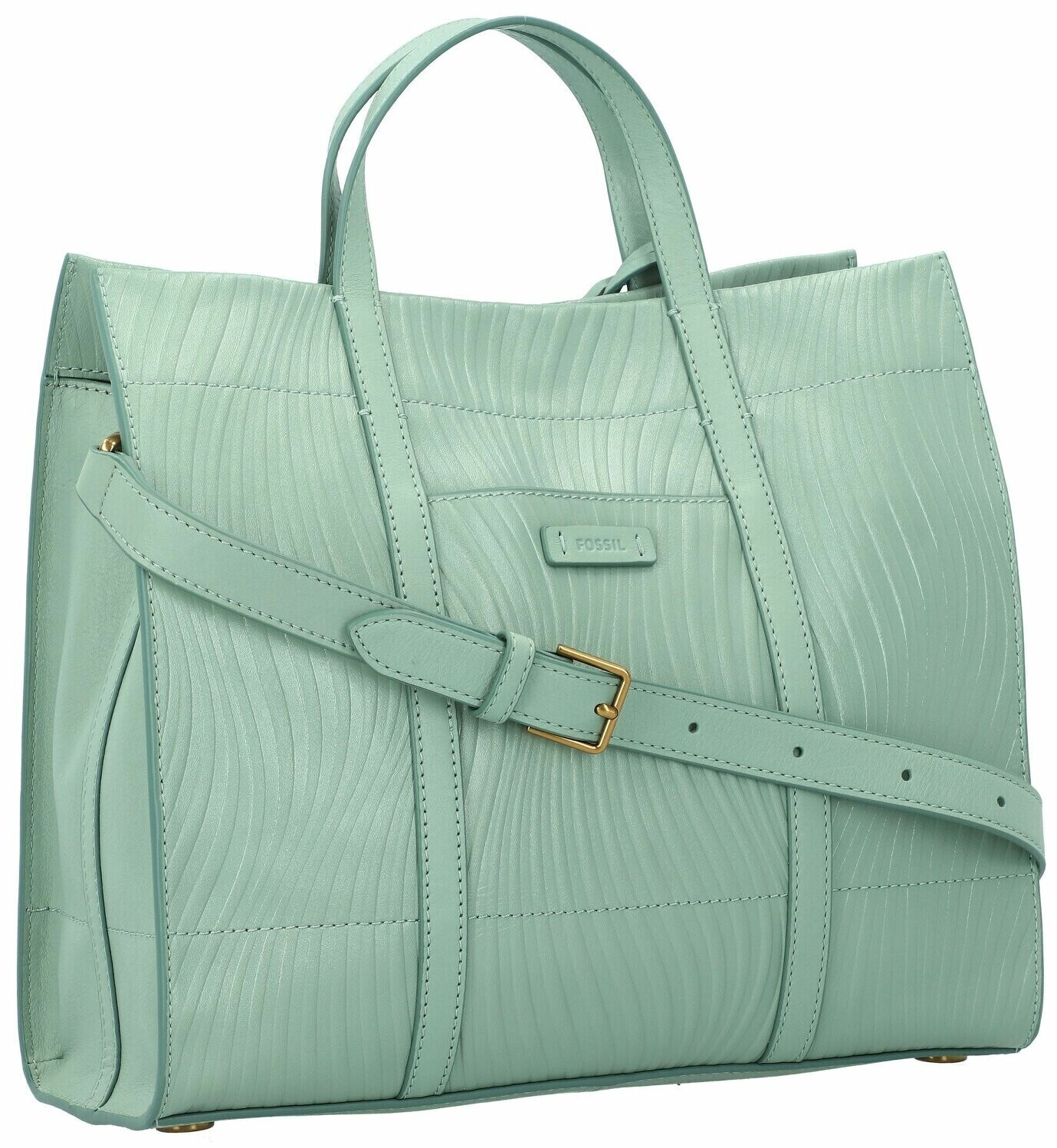 Fossil carmen shopper green outlet