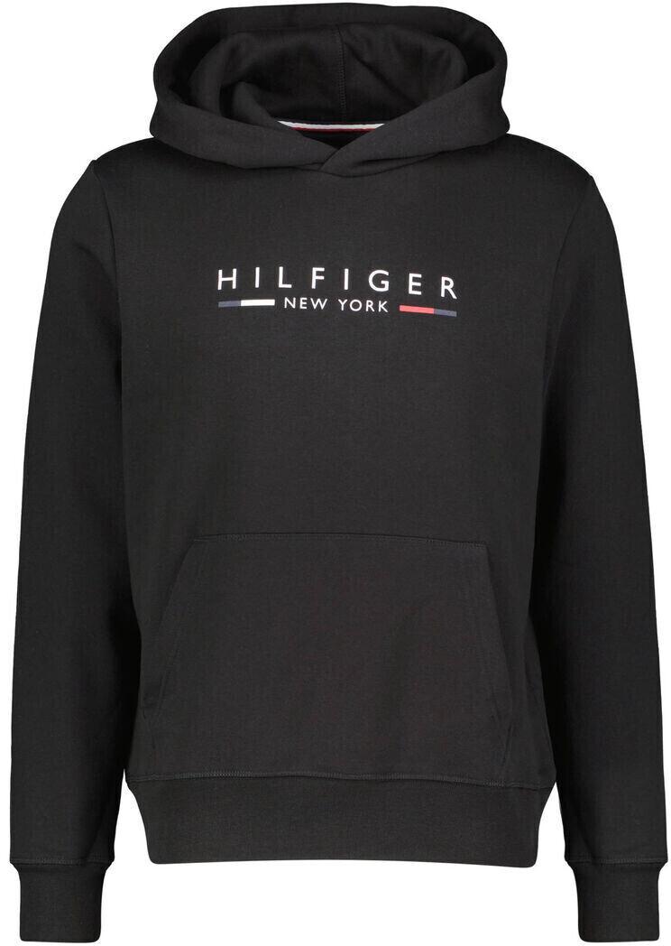 Tommy Hilfiger Logo Flex Fleece Hoody (MW0MW29301) black