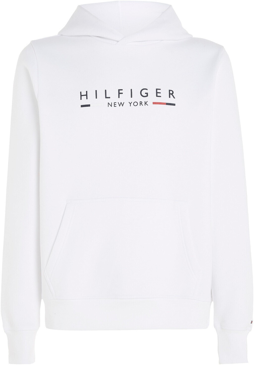 Tommy Hilfiger Logo Flex Fleece Hoody (MW0MW29301) white
