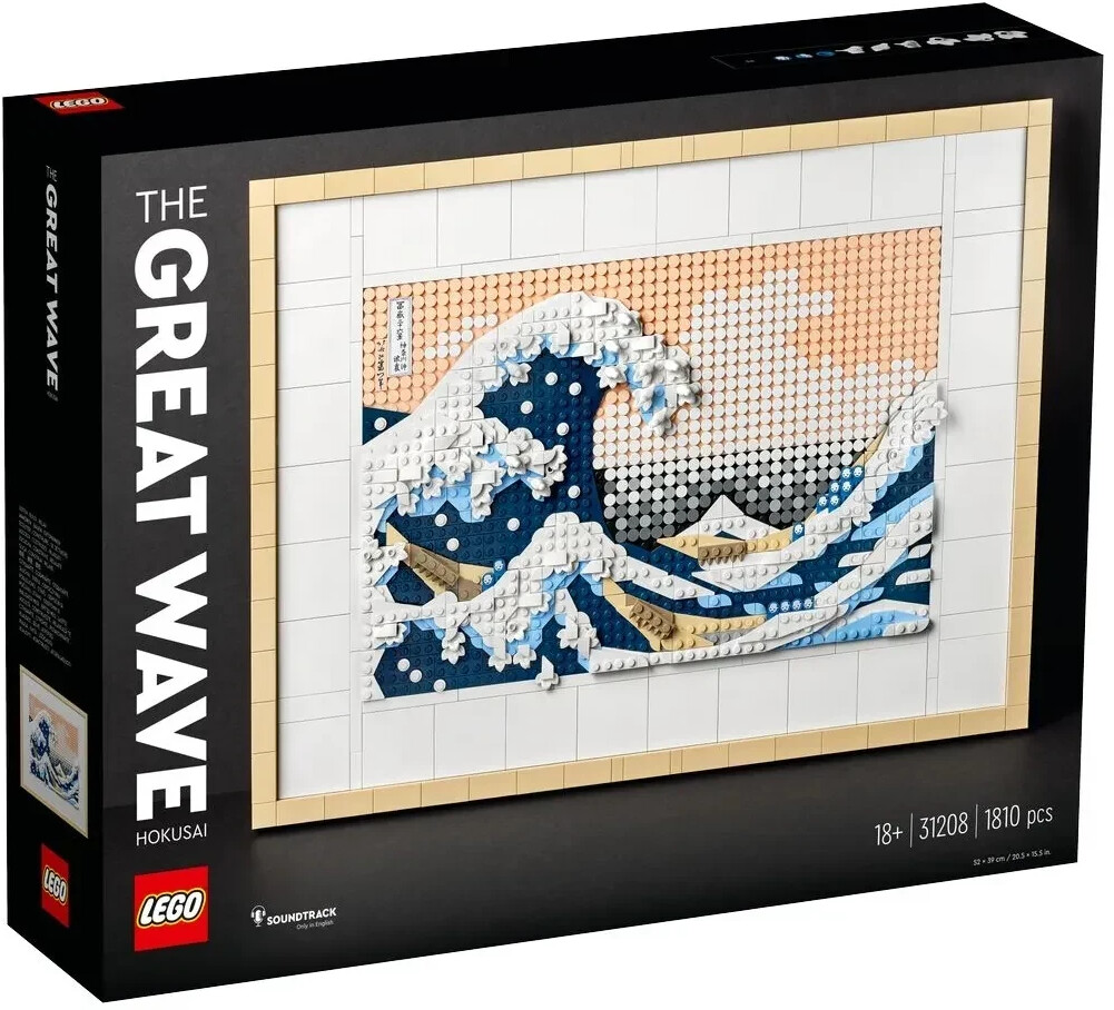 Soldes LEGO Art - Hokusai – La Grande vague (31208) 2024 au meilleur prix  sur