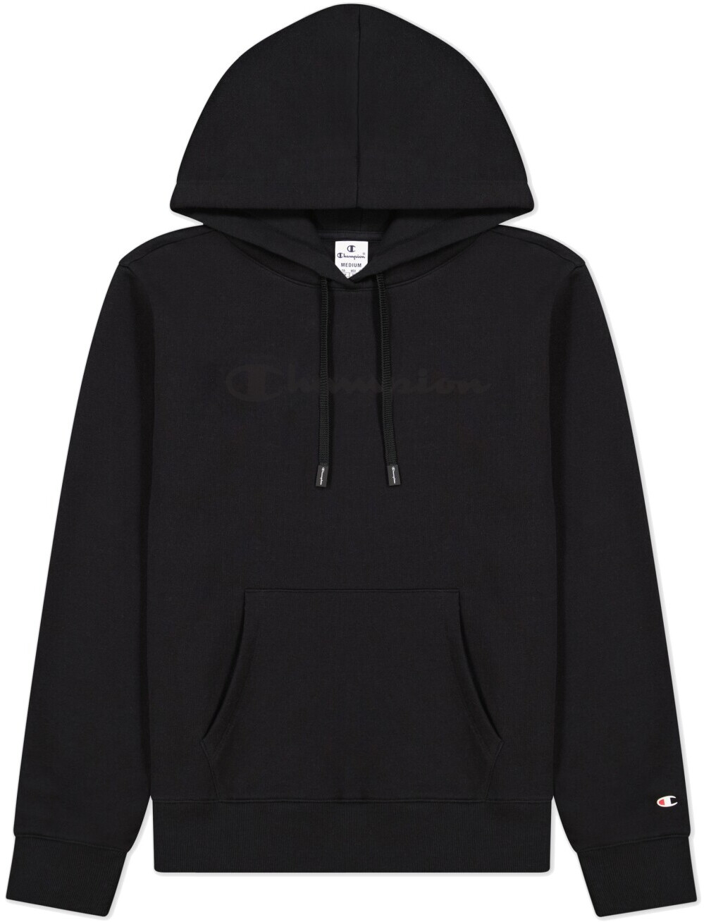 Black champion hoodie medium top