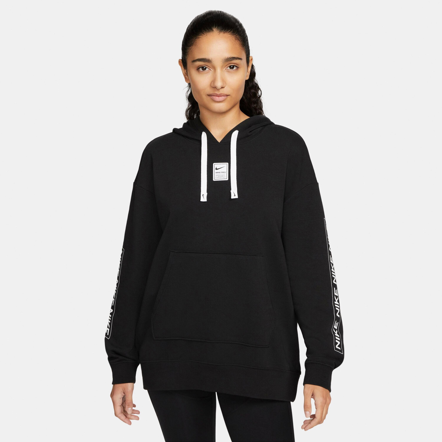 Nike DRI FIT Hoodie black white dk smoke grey DQ5590 010 ab 53 96 Preisvergleich bei idealo