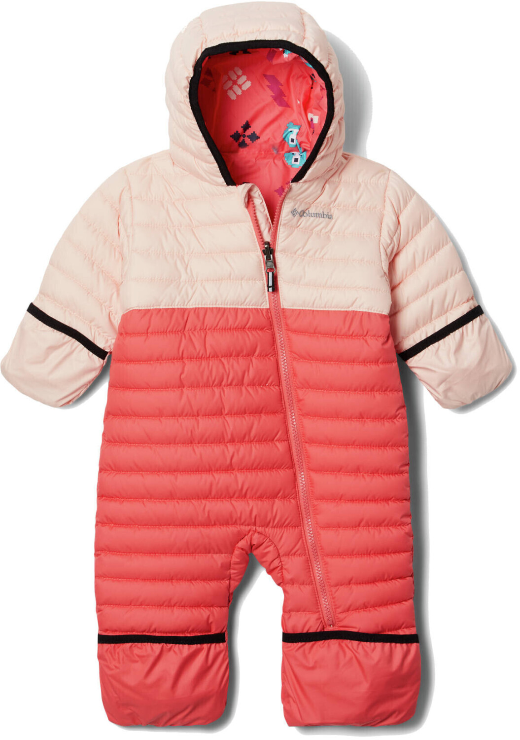Columbia Powder Lite Reversible Bunting Snowsuit (1864021) blush pink/peach blossom