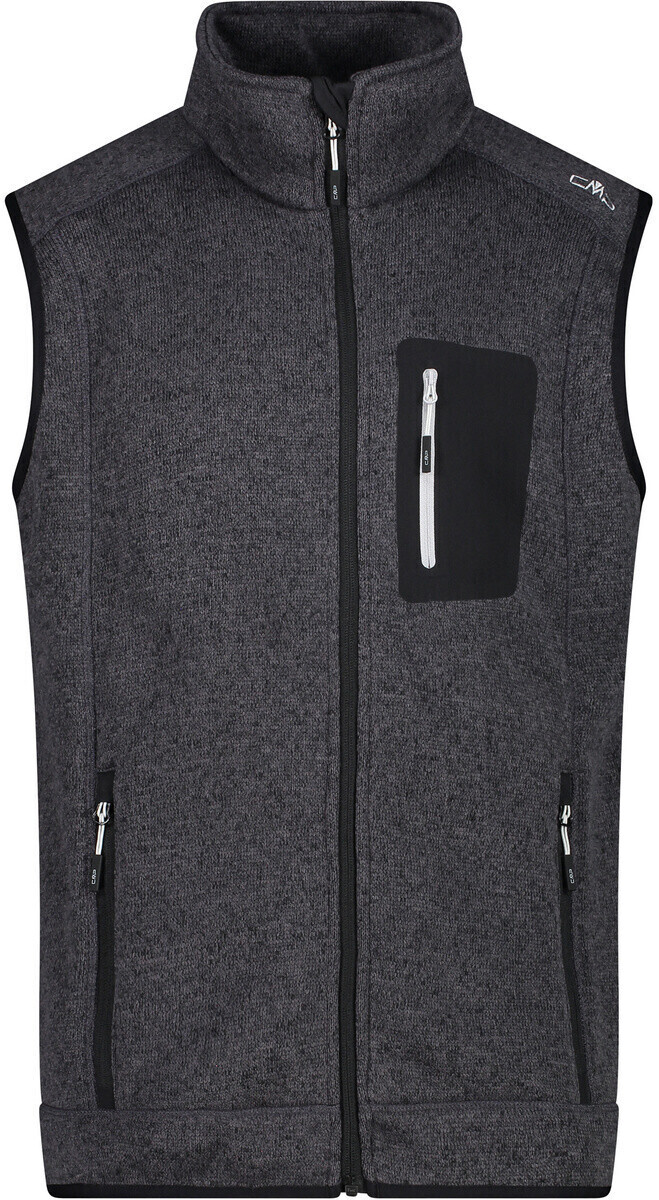 CMP Man Knitted Vest (3H60947N) nero/glacier
