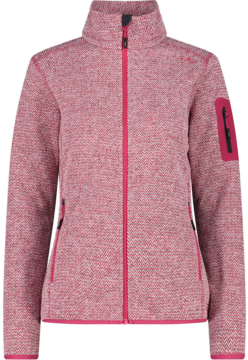 CMP Woman Fleece Jacket (3H14746) fucsia/bianco