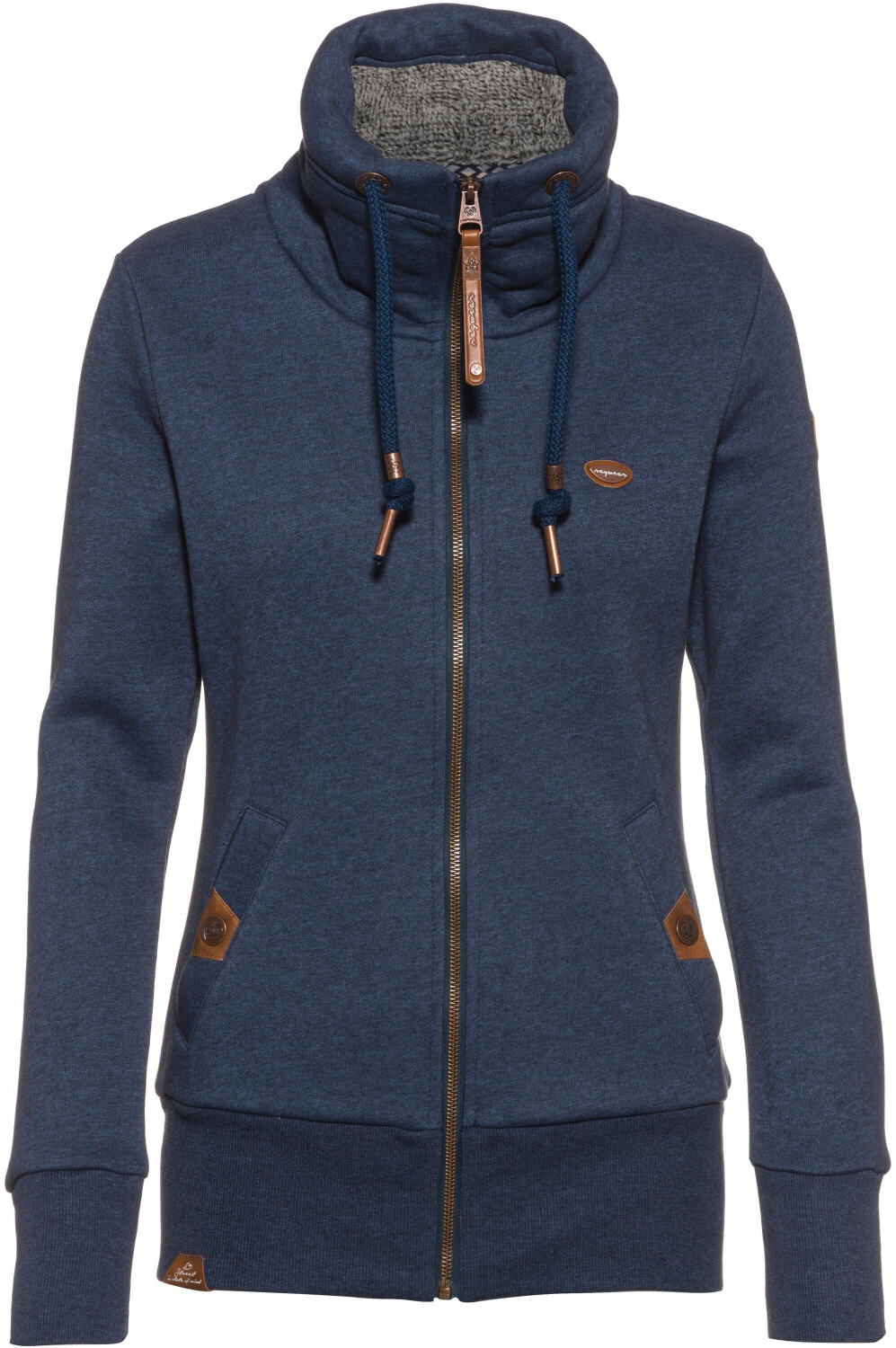Ragwear Rylie Marina – Felpa Donna Con Colletto Sciallato E Tasche – Stile Marittimo