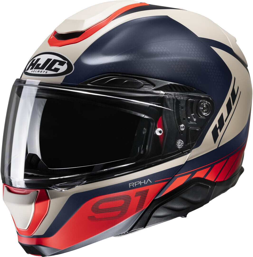 HJC RPHA91 Rafino blanc/rouge/noir