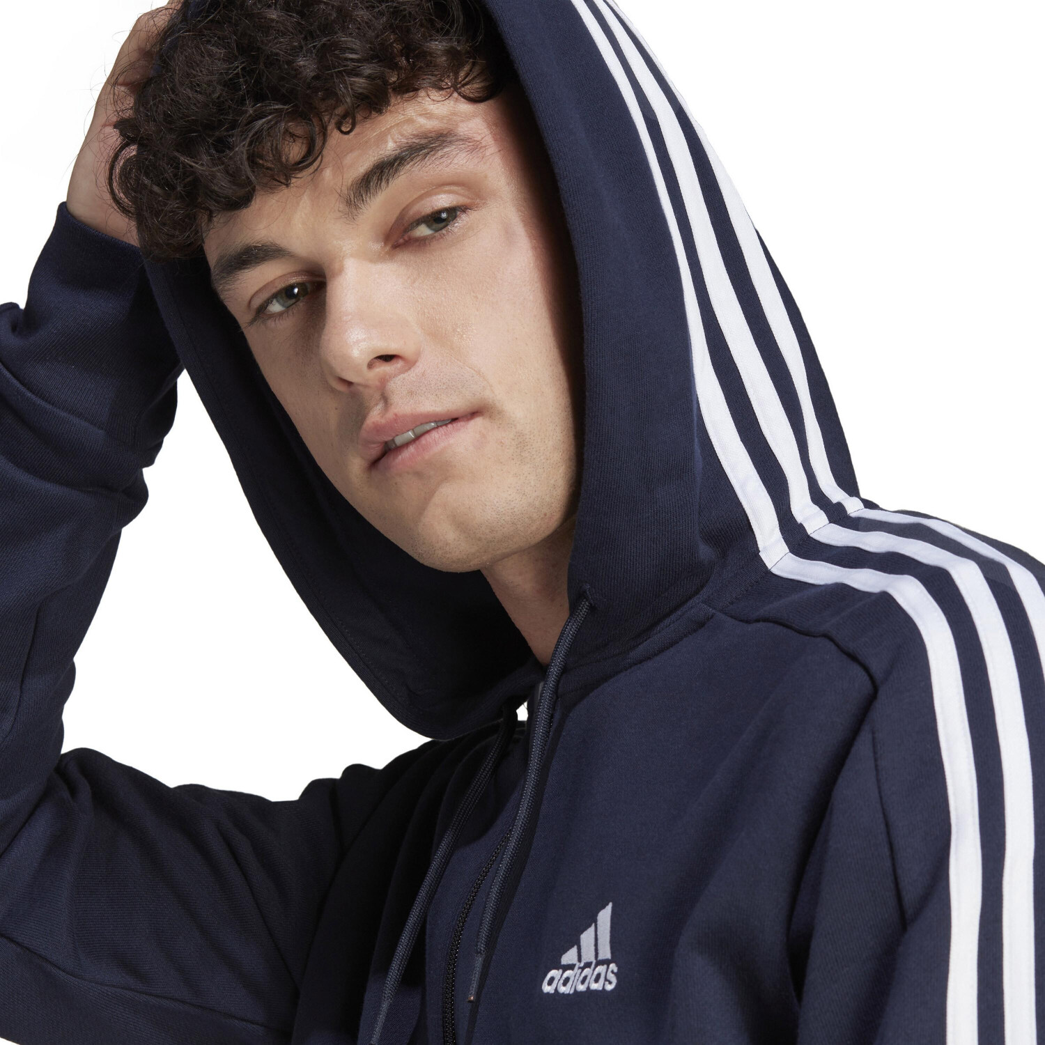 Adidas Essentials French Terry 3 Stripes Sweatjacket legend ink white IC0434 ab 34 99 Dezember 2024 Preise Preisvergleich bei idealo
