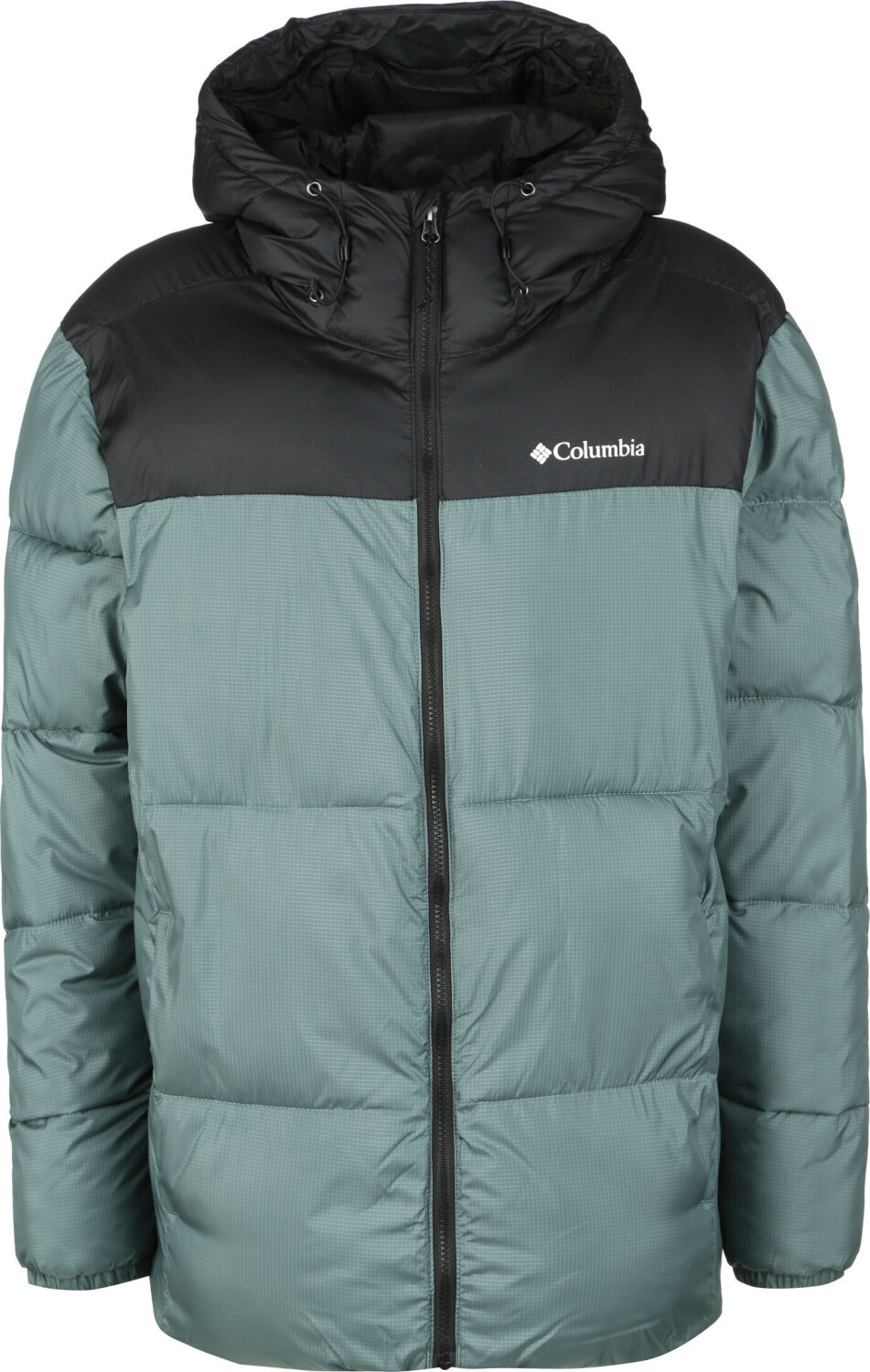 Columbia Men's Puffect Hooded Puffer Jacket metal/black