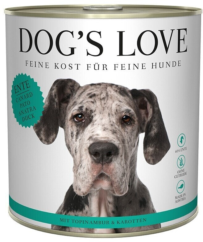 Dog's Love Duck wet food 800g