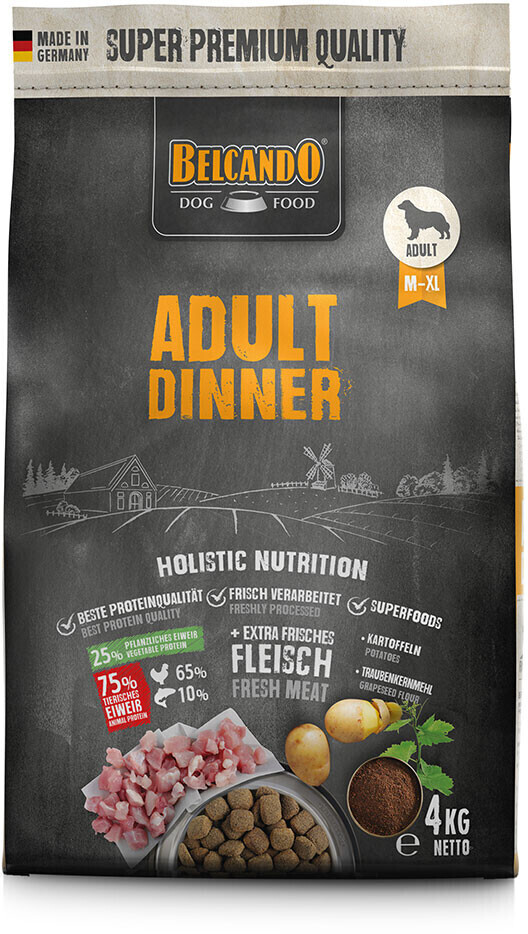 Belcando Adult Dinner dog dry food 4kg