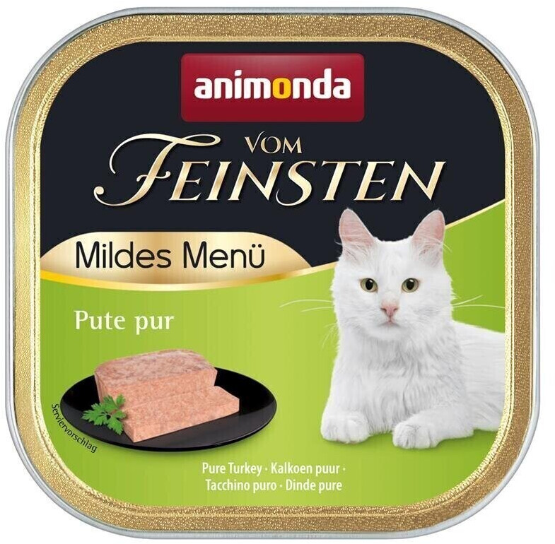 Animonda Vom Feinsten cat mild menu turkey wet food 100g