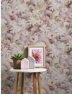bei floral Livingwalls ab (38722-2) Walls Rosa | Preisvergleich € Blumen 15,99 Pint