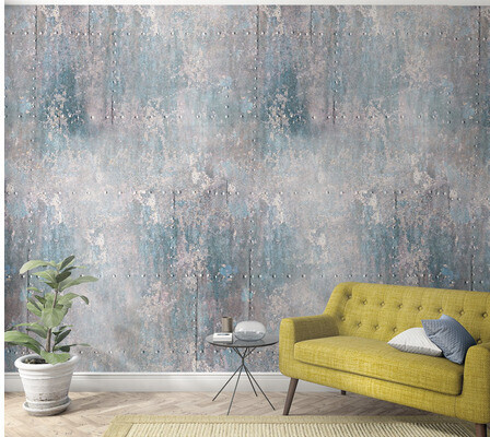 Marburg Tapeten Smart Art Easy grau blau 3 tlg. 159 x 270 cm