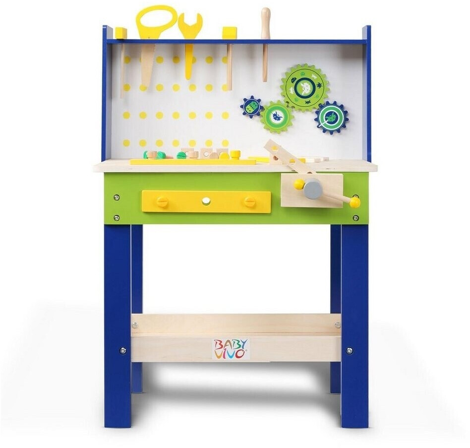 Baby Vivo Luigi wooden workbench