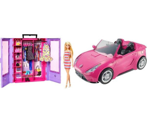 Barbie Fashionistas Ultimate Closet Portable Fashion Toy with Doll,  Clothing, Accessories and Hangers, Gift for 3 Years Old and Up