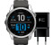 Garmin fēnix® 7S Silver with Graphite Band + Charger