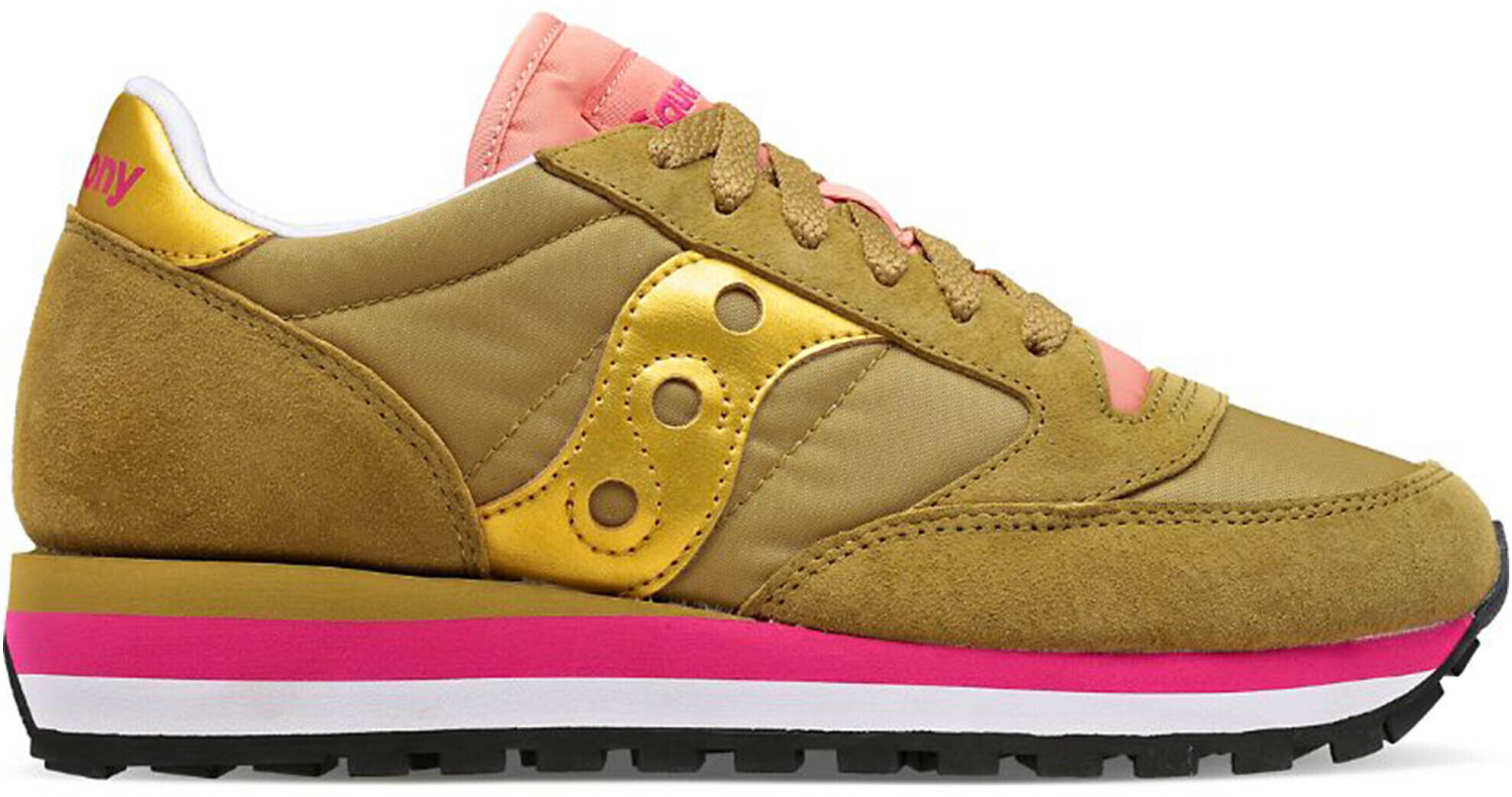 Saucony Jazz Triple Women green olive yellow gold ab 65 00