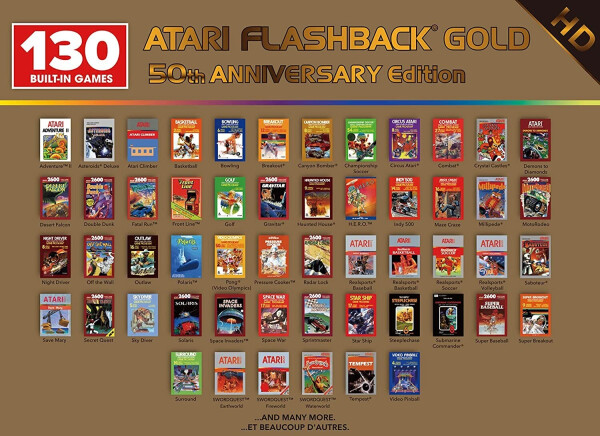 ATGames Atari Flashback Gold 50th Anniversary Edition, Bild 3