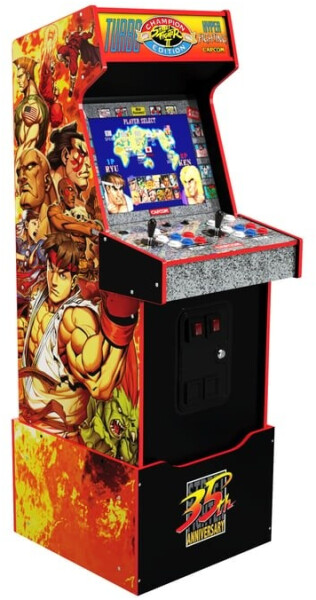 Arcade1Up Arcade Machine Capcom Legacy Arcade Game Yoga Flame Edition