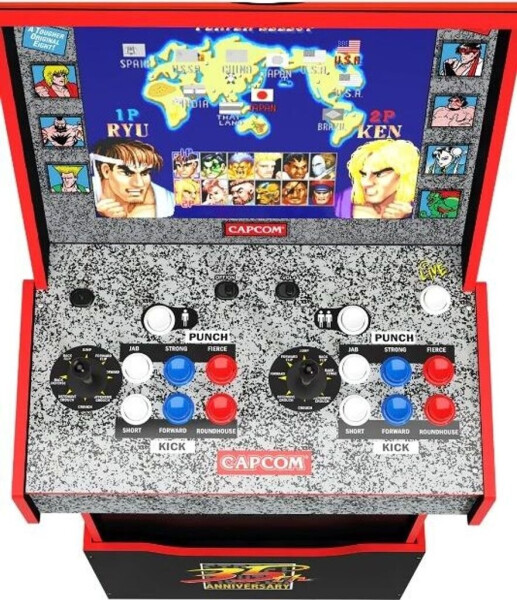 Arcade1Up Arcade Machine Capcom Legacy Arcade Game Yoga Flame Edition, Bild 7