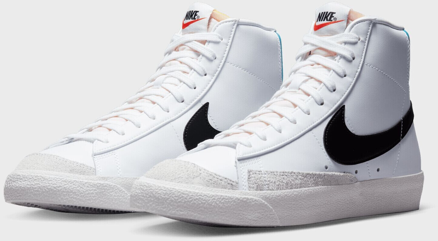 Nike Blazer Mid 77 Vintage white black blue lighting white ab 134 55 Preisvergleich bei idealo