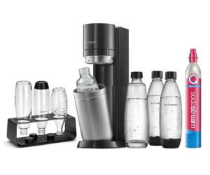 SodaStream Duo Titan Comfort-Set € 2X + 1L | Flaschenhalter ab CO2-Zylinder Glasflasche + bei mit 179,99 Preisvergleich