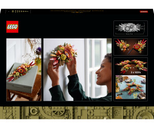 LEGO Icons 10314 Le centre de table Fleurs séchées, Plantes Artificielles  avec Rose et Gerbera, Décoration de Maison, Botanical Collection, Cadeau  pour Adultes, édition 2023 pas cher 